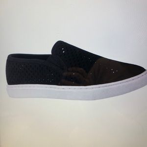 Steve Madden Cloth Perforated slip on Sneakers